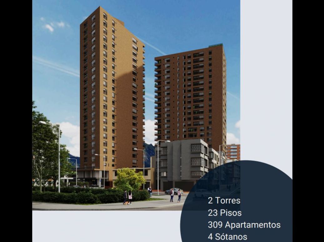 Apartaestudio en venta en Corferias, Bogotá, 53 m² · foto 5 de 17