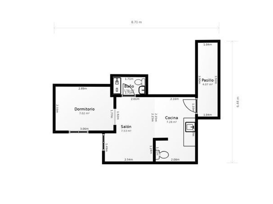 Apartamento de 1 alcoba en venta en San Antonio Norte, Bogotá, 26 m² · foto 6 de 6