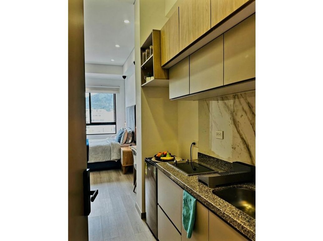 Apartaestudio en venta en La Castellana, Bogotá, 19 m² · foto 3 de 20