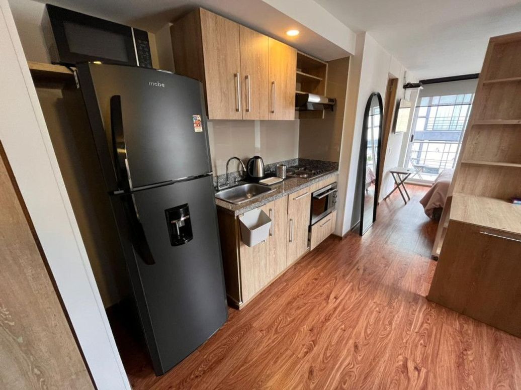 Apartamento de 1 alcoba en arriendo en Chapinero Central, Bogotá, 31 m² · foto 3 de 12