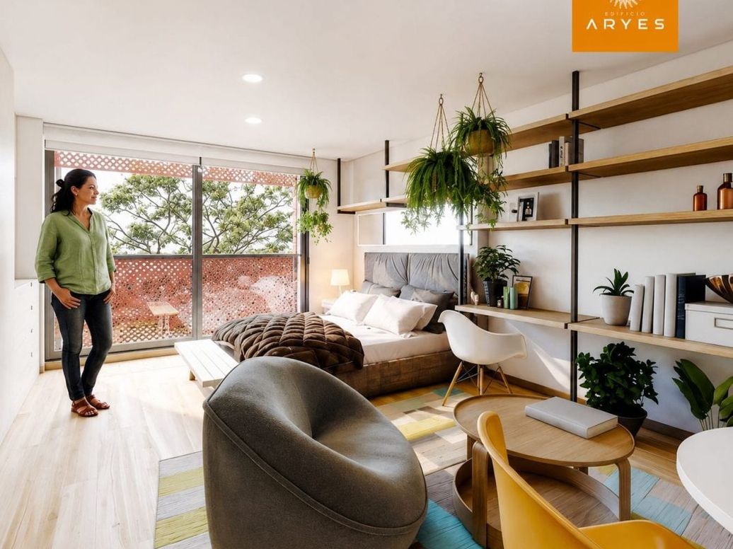 Apartamento de 1 alcoba en venta en Chapinero Sur Occidental, Bogotá, 32 m² · foto 5 de 6