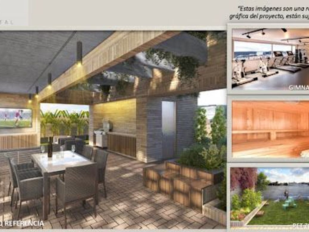 Apartamento de 1 alcoba en venta en Santa Barbara Oriental, Bogotá, 57 m² · foto 12 de 13