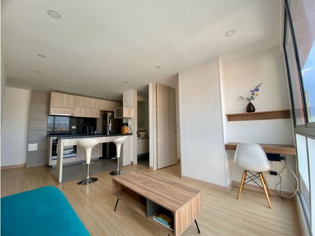 Apartamento de 1 alcoba en venta en Santa Barbara Oriental, Bogotá, 38 m² · foto 3 de 16