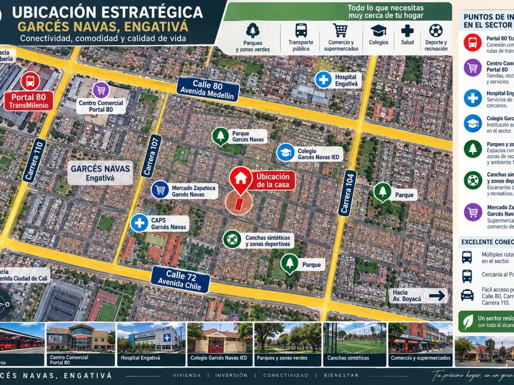 Casa en venta en Garces Navas, Bogotá · foto 4 de 6