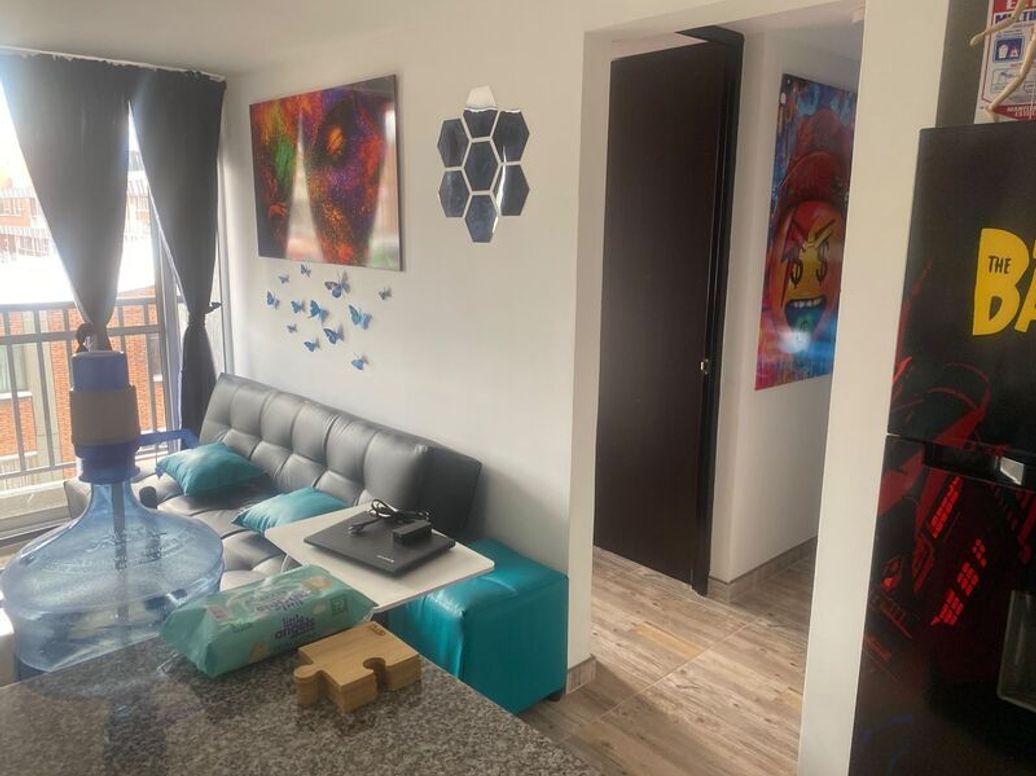 Apartamento de 2 alcobas en venta en Ricaurte, Bogotá, 37 m² · foto 6 de 8