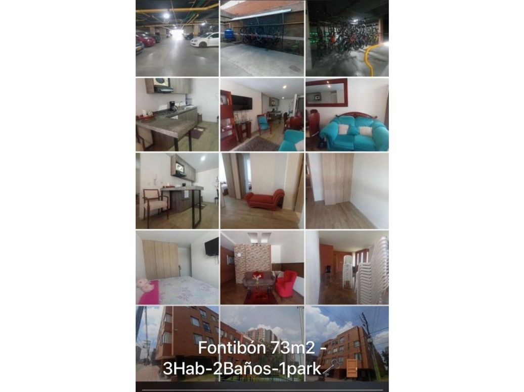 Apartamento de 3 alcobas en venta en La Laguna, Bogotá, 73 m² · foto 12 de 12