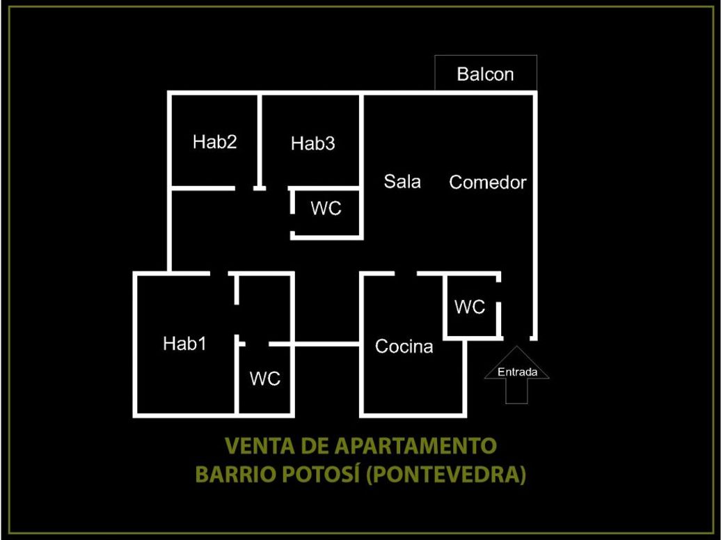 Apartamento de 3 alcobas en venta en Pontevedra, Bogotá, 104 m² · foto 2 de 19