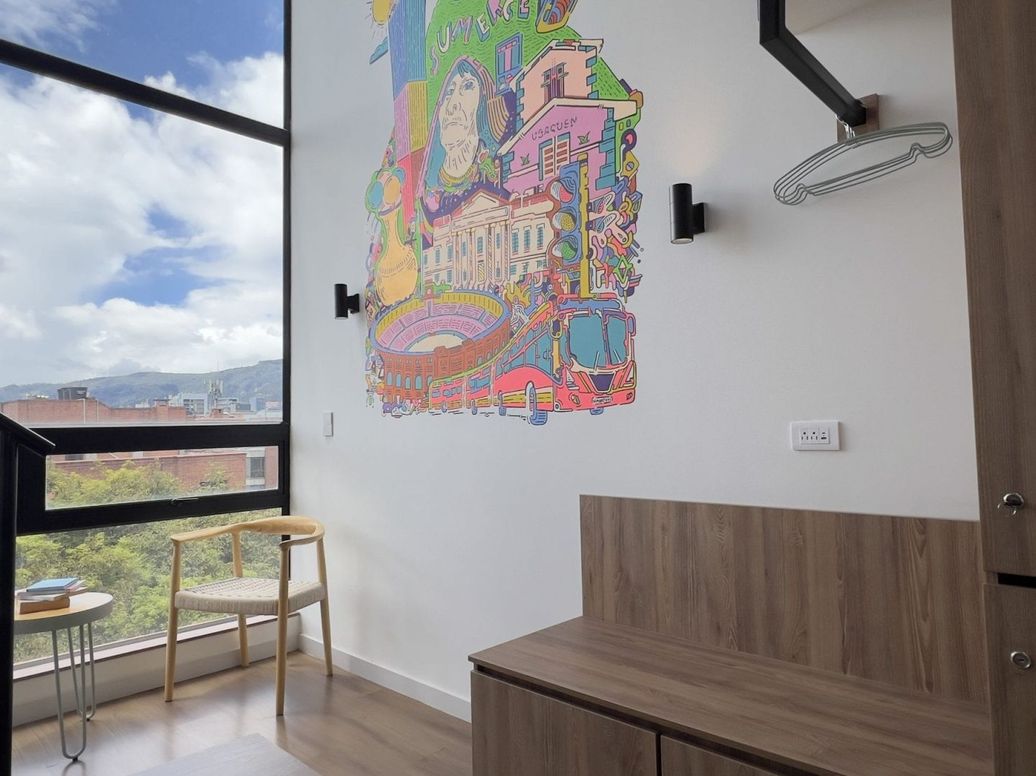 Apartamento de 1 alcoba en arriendo en Chicó Norte, Bogotá, 34 m² · foto 2 de 20