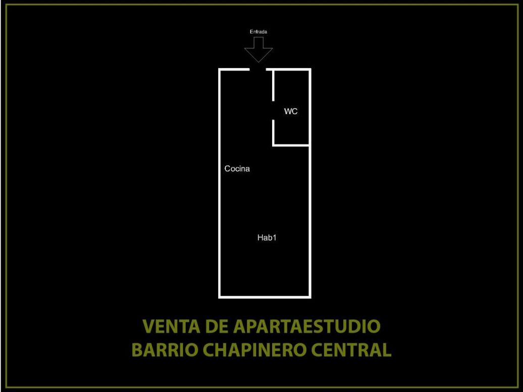Apartaestudio en venta en Chapinero Central, Bogotá, 26 m² · foto 2 de 16