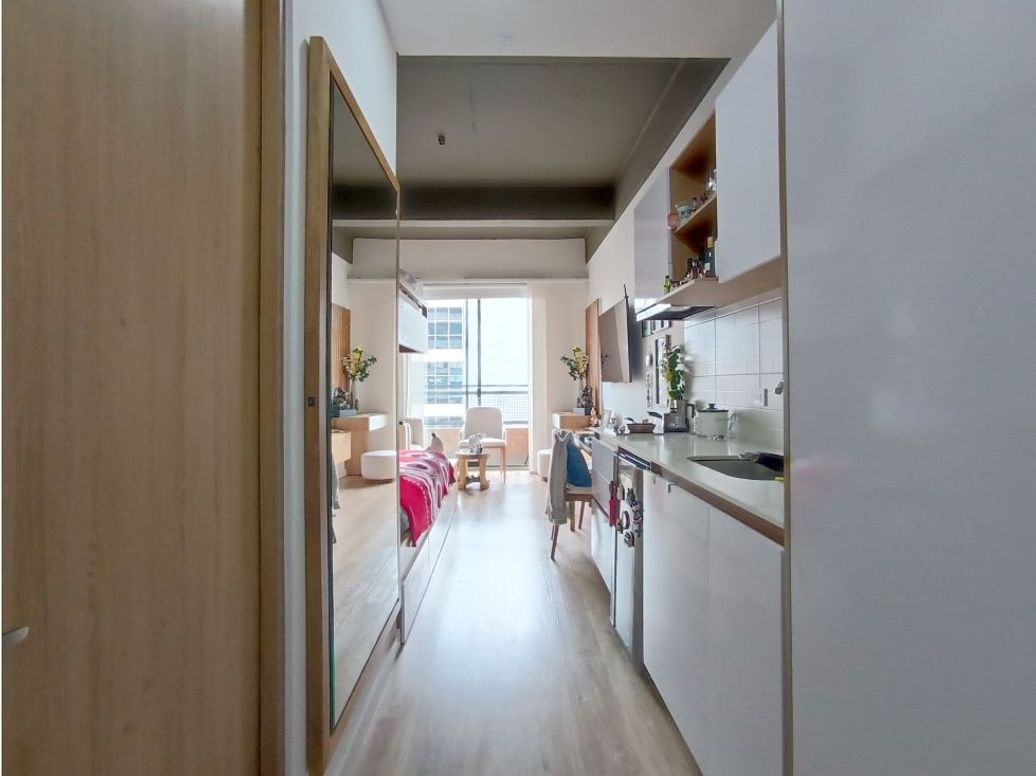 Apartaestudio en venta en Chapinero Central, Bogotá, 26 m² · foto 3 de 16