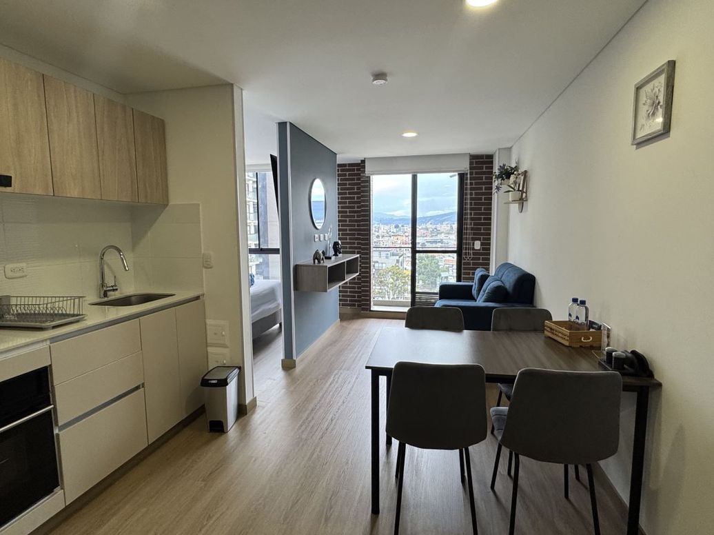 Apartamento de 1 alcoba en arriendo en Los Alcázares, Bogotá, 40 m² · foto 3 de 20