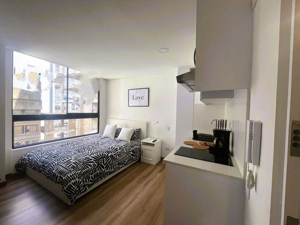 Apartaestudio en arriendo en Las Nieves, Bogotá, 21 m² · foto 5 de 20