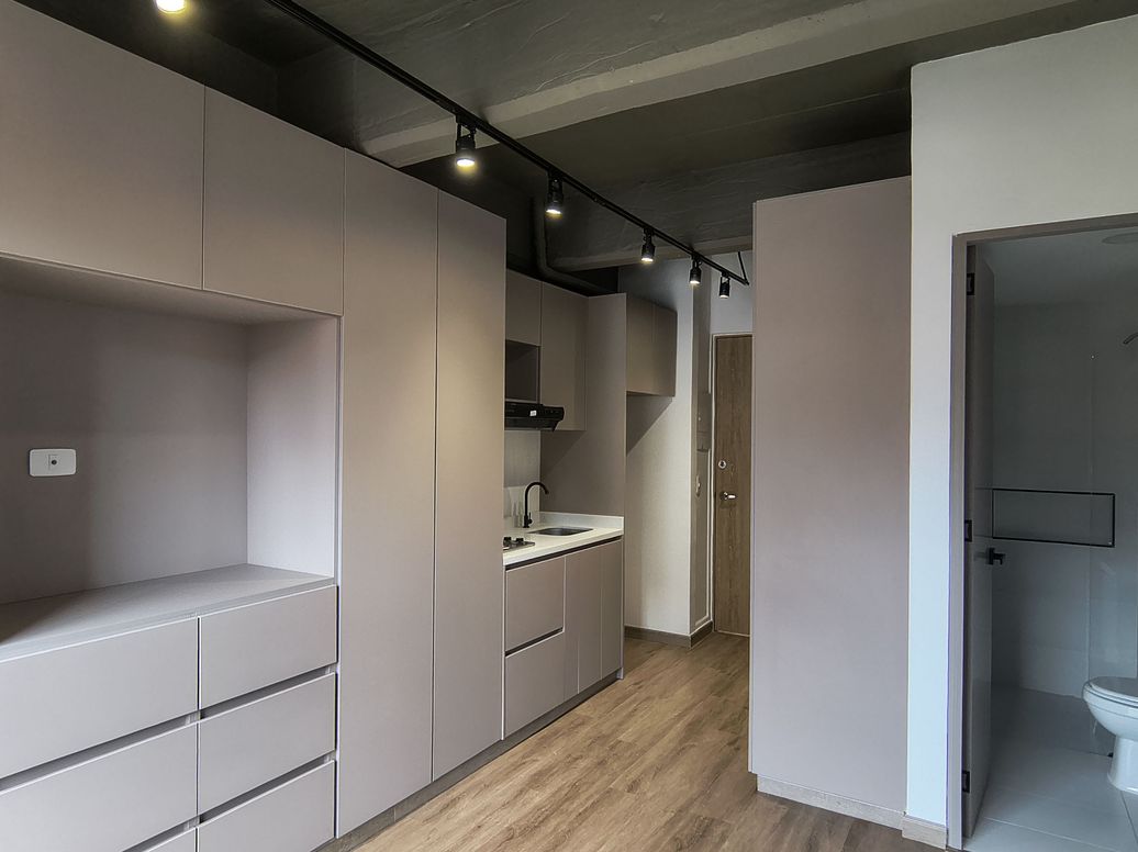 Apartaestudio en arriendo en Caobos Salazar, Bogotá, 65 m² · foto 5 de 10