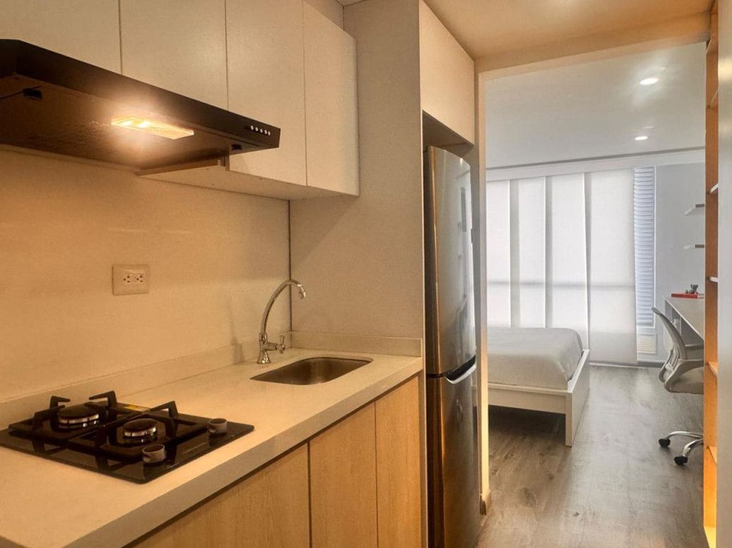 Apartaestudio en arriendo en Las Nieves, Bogotá, 26 m² · foto 9 de 11
