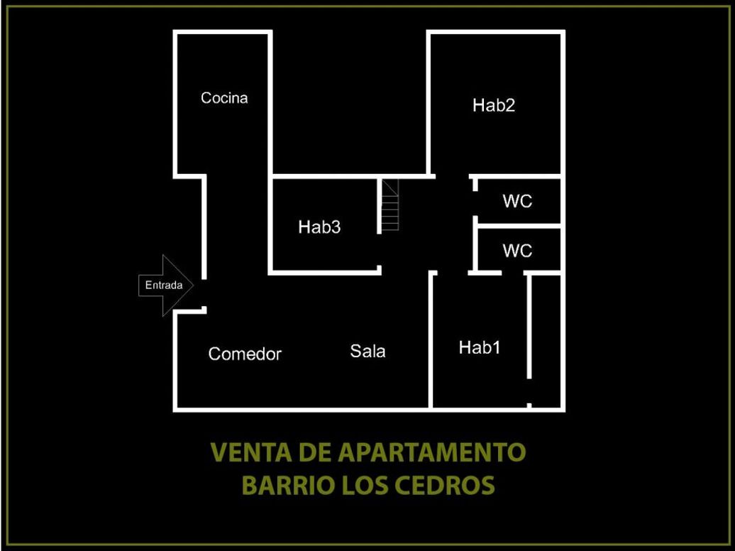 Apartamento de 4 alcobas en venta en Los Cedros, Bogotá, 97 m² · foto 2 de 19