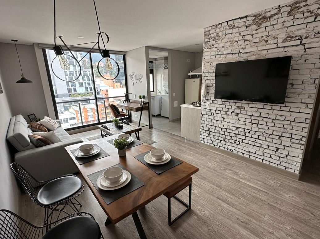 Apartaestudio en arriendo en Pelodo Del Contry, Bogotá, 60 m² · foto 2 de 14