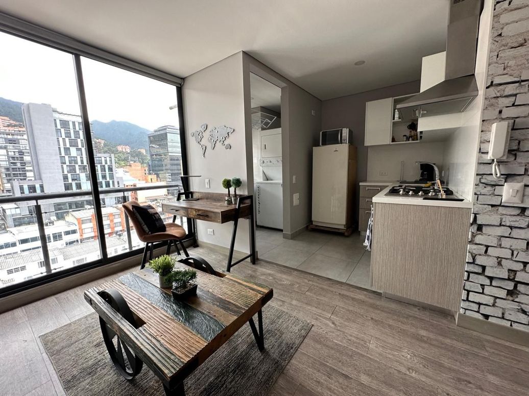 Apartaestudio en arriendo en Pelodo Del Contry, Bogotá, 60 m² · foto 3 de 14