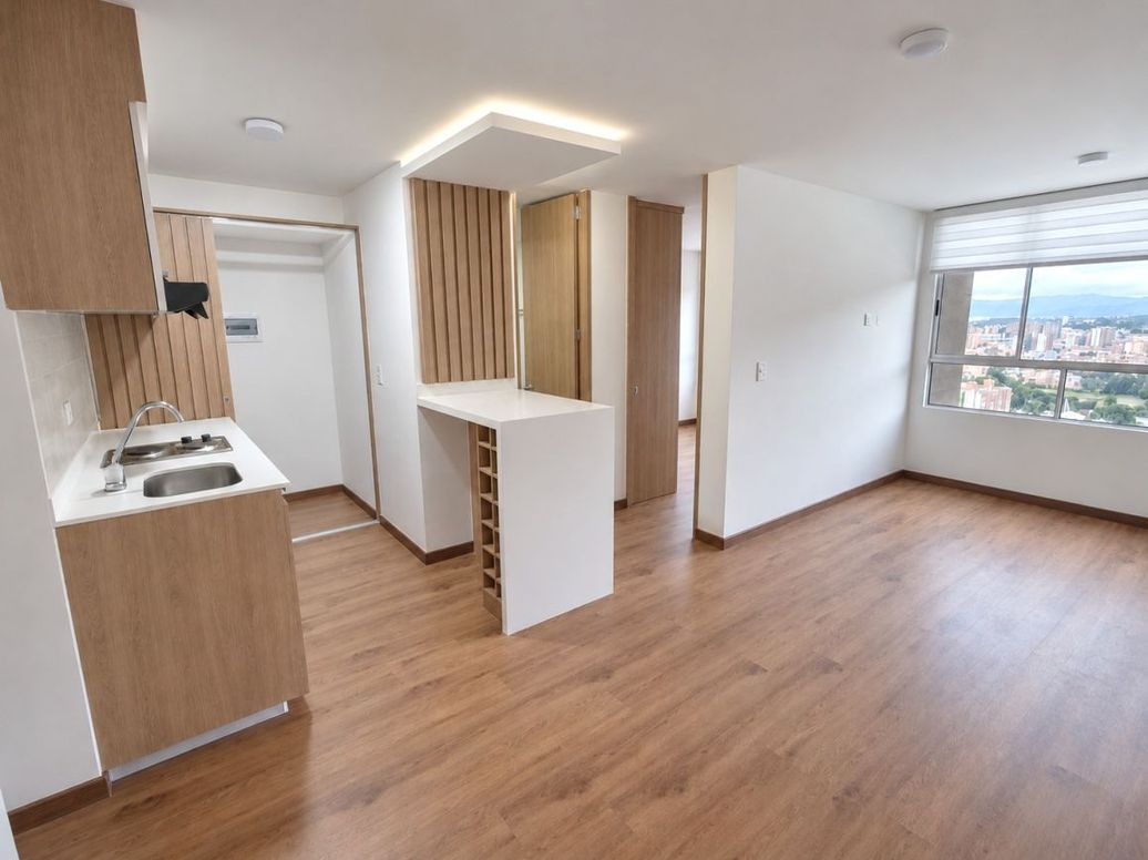 Apartamento de 1 alcoba en arriendo en El Redil, Bogotá, 36 m² · foto 3 de 17