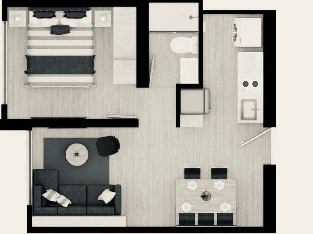 Apartamento de 1 alcoba en venta en El Redil, Bogotá, 35 m² · foto 10 de 20