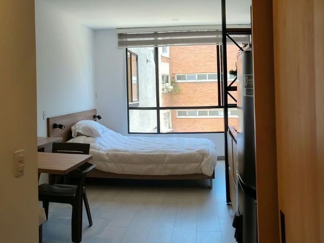 Apartamento de 1 alcoba en venta en Chapinero, Bogotá, 22 m² · foto 2 de 5