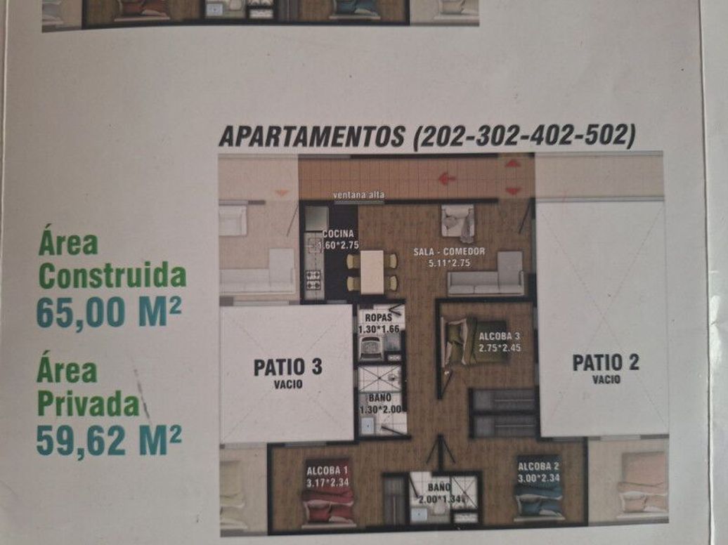 Apartamento de 3 alcobas en venta en Velodromo 1 De Mayo, Bogotá, 65 m² · foto 20 de 20