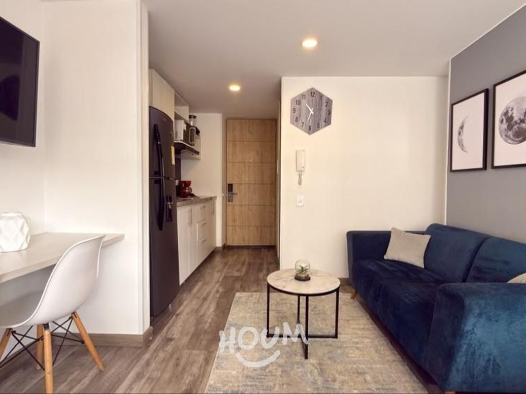 Apartamento de 1 alcoba en arriendo en La Veracruz, Bogotá, 21 m² · foto 2 de 14