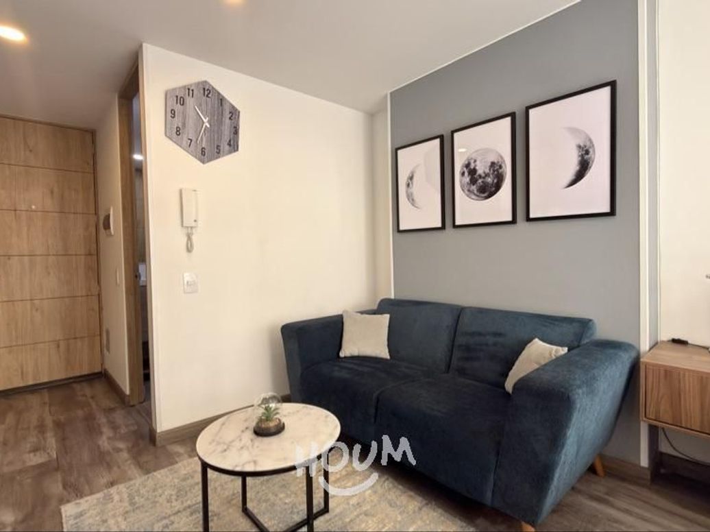Apartamento de 1 alcoba en arriendo en La Veracruz, Bogotá, 21 m² · foto 4 de 14