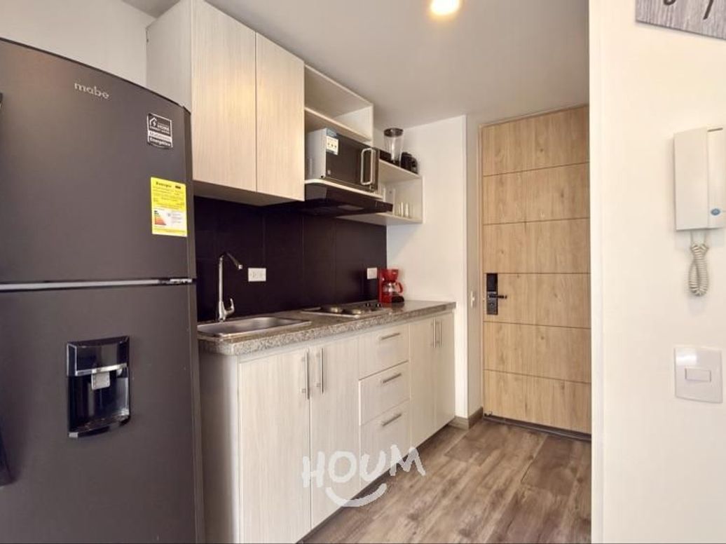 Apartamento de 1 alcoba en arriendo en La Veracruz, Bogotá, 21 m² · foto 3 de 14