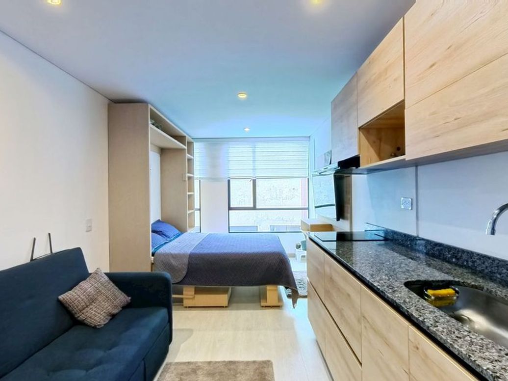 Apartamento de 1 alcoba en venta en Chapinero Central, Bogotá, 21 m² · foto 2 de 20