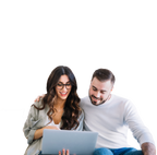 Solicitando crédito desde casa en pareja